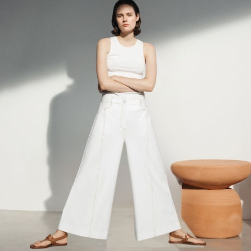 Брюки  джинсы свободного кроя