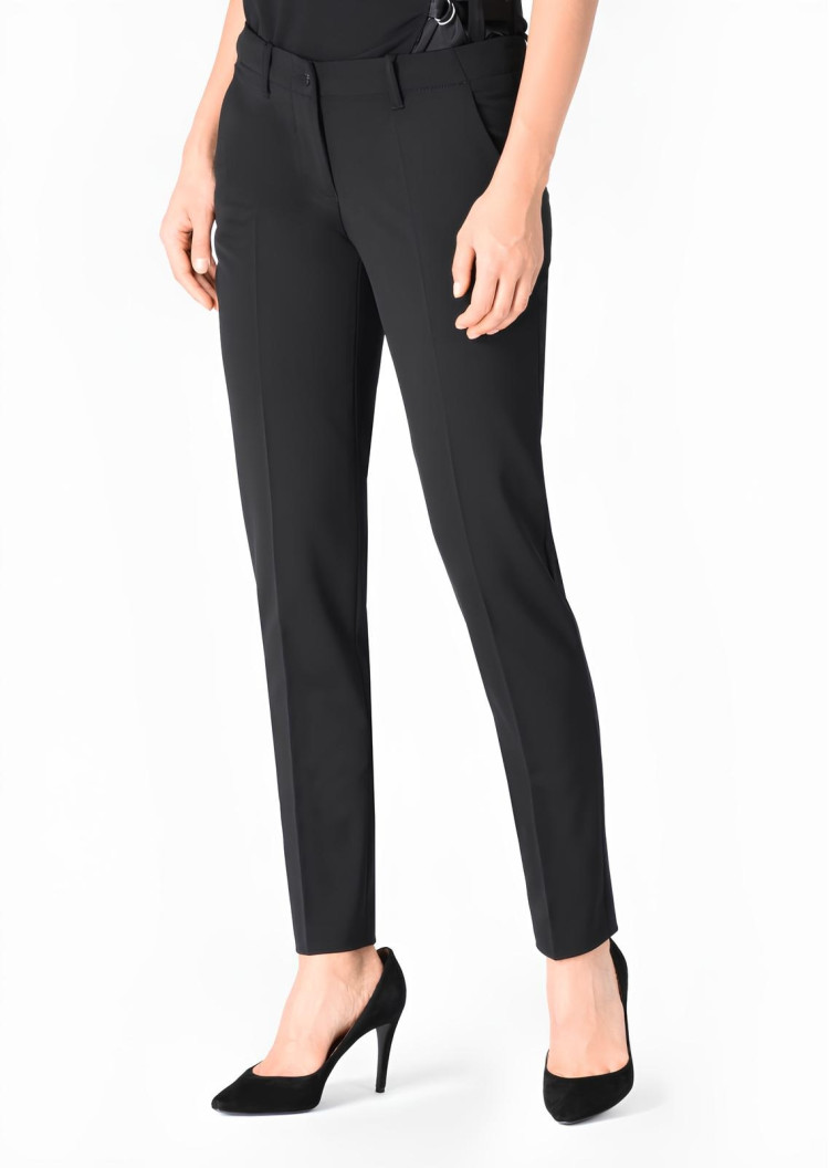Брюки повсякденні Slim fit Низька для жінок (443126), колір Чорний - №2