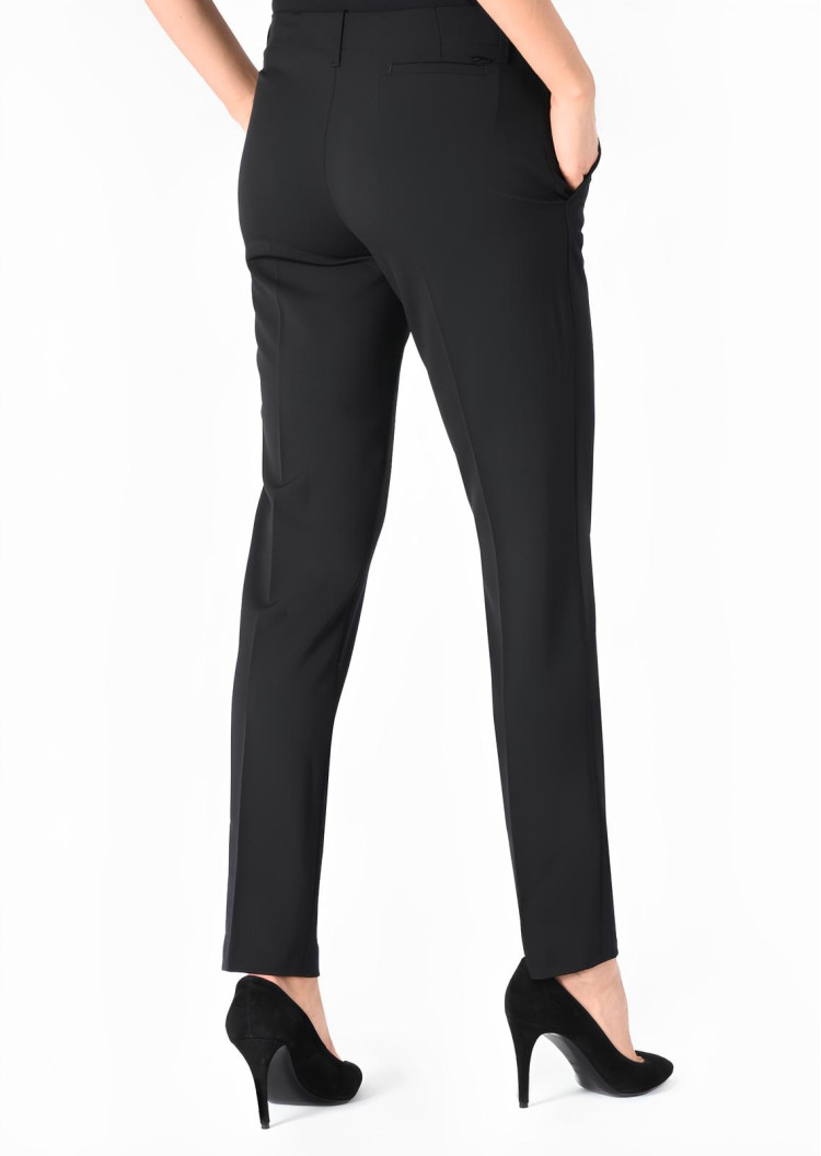 Брюки повсякденні Slim fit Низька для жінок (443126), колір Чорний - №4