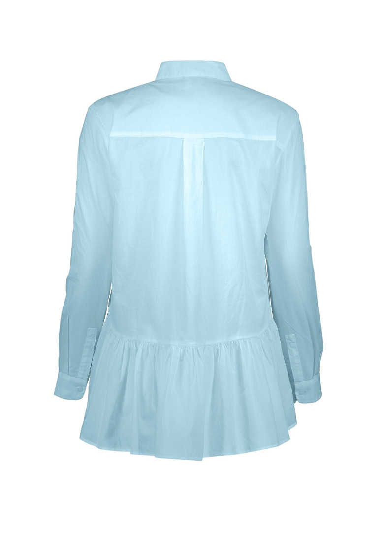 Блуза с длинным рукавом Relaxed Fit: свободный крой для максимального комфорта.