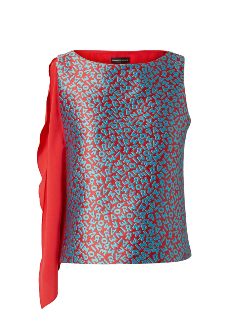 Блуза топ Slim Fit