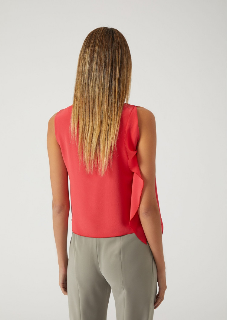 Блуза топ Slim Fit для женщин (446680), цвет Бордовый - №4