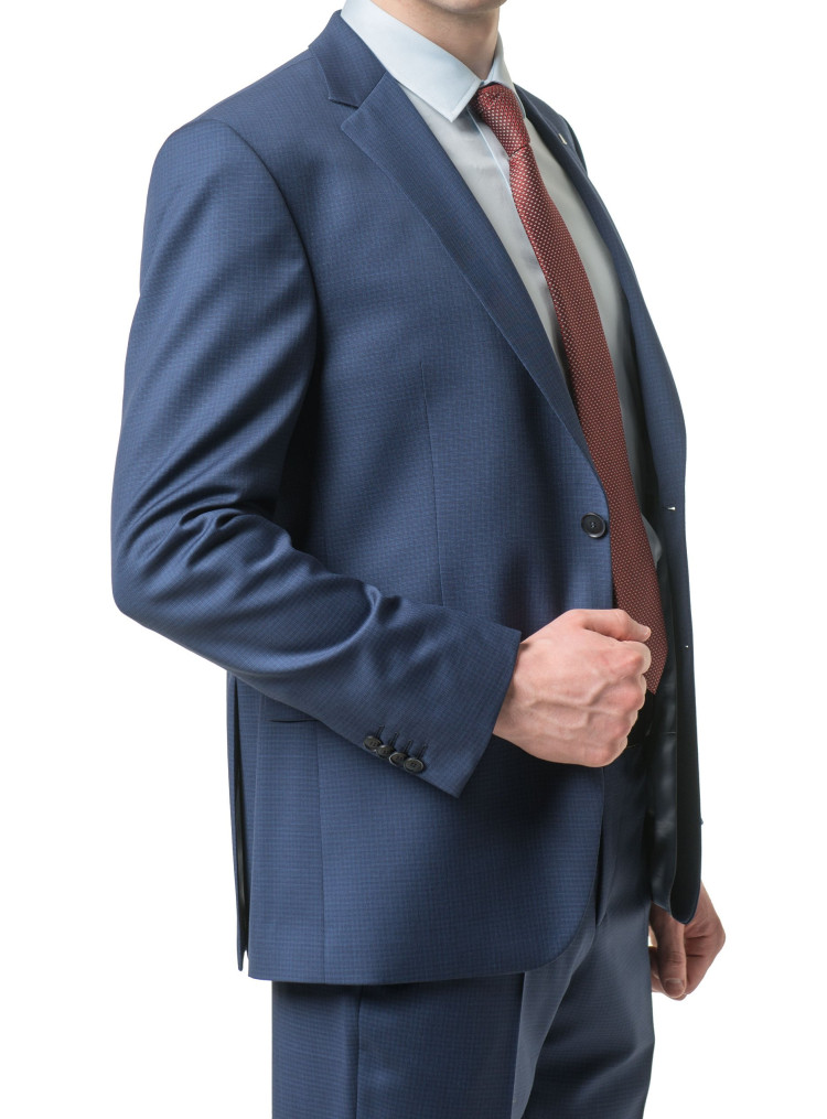 Костюм Slim fit для чоловіків (446903), колір Синій - №4