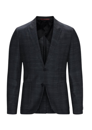 Пиджак классический Extra Slim Fit: очень облегающая, подчеркивающая фигуру.