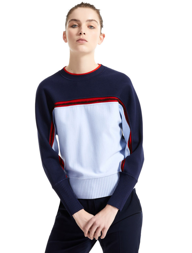 Джемпер Slim fit для жінок (451216), колір Синій - №2