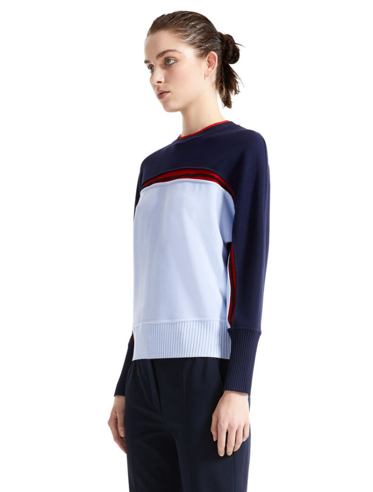 Джемпер Slim fit для жінок (451216), колір Синій - №5
