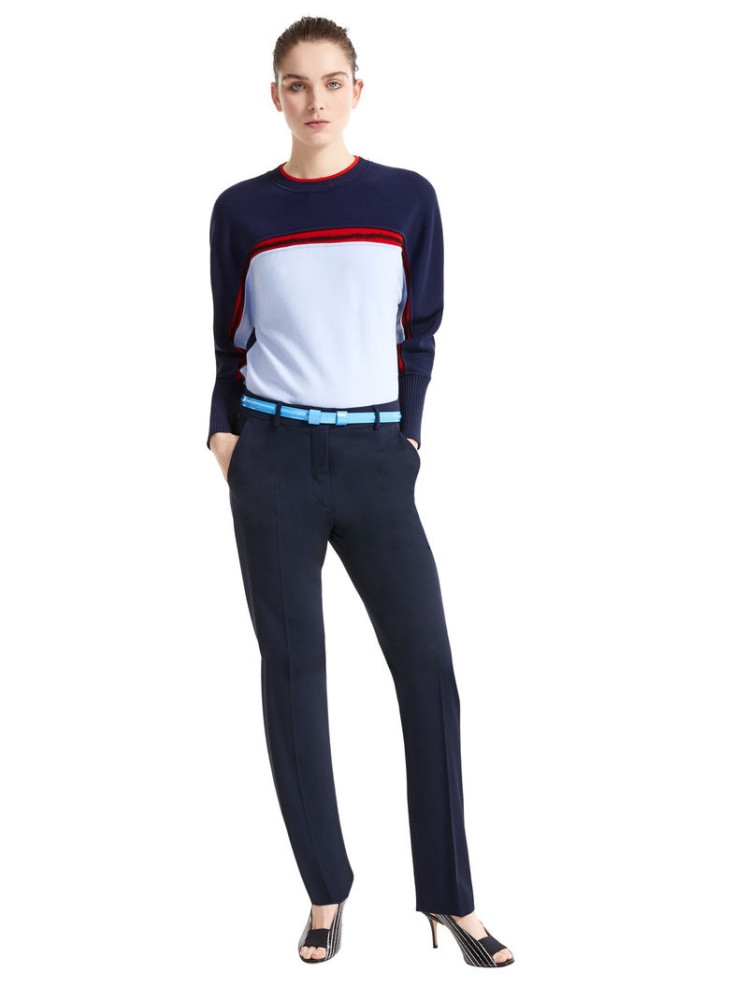 Джемпер Slim fit для жінок (451216), колір Синій - №6