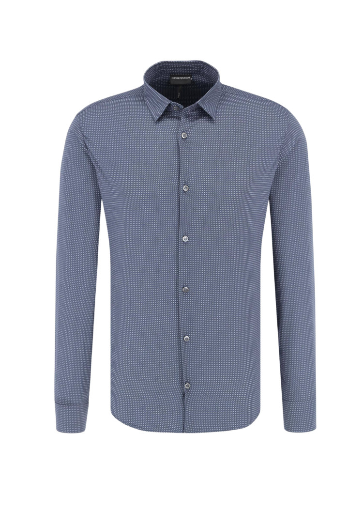 Сорочка повседневная Extra-slim fit для мужчин (451496), цвет Синий - №1