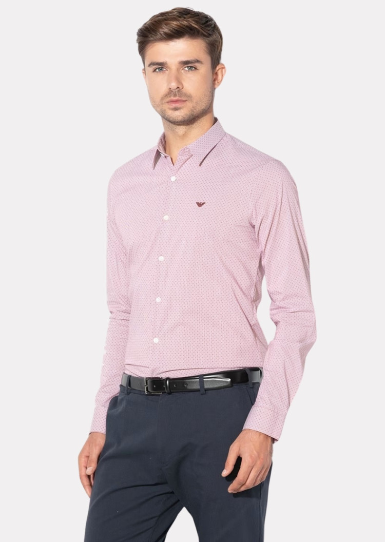 Сорочка повседневная Extra-slim fit для мужчин (451499), цвет Розовый - №2