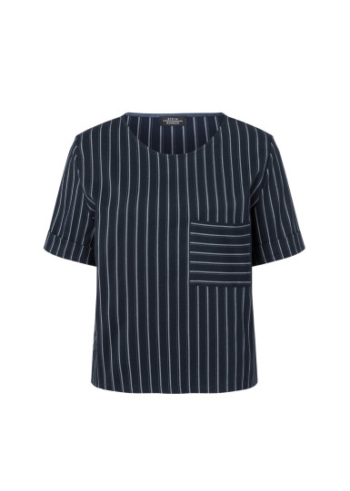 Блуза з коротким рукавом Regular Fit: класичний крій, середня свобода рухів.