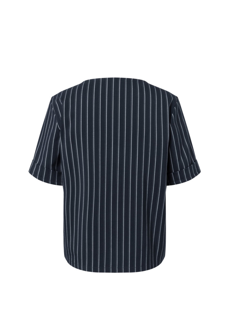 Блуза с коротким рукавом Regular fit для женщин (454081), цвет Синий - №2
