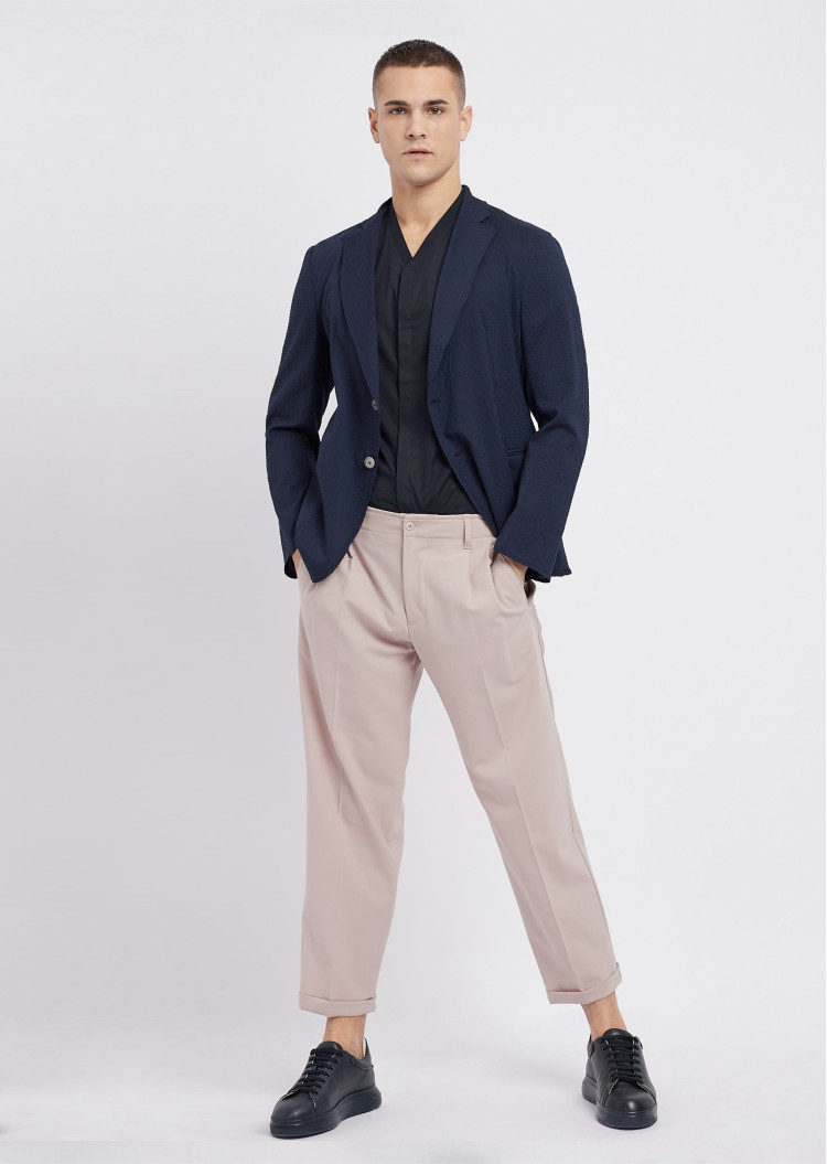 Пиджак кэжуал Extra-slim fit для мужчин (455023), цвет Синий - №3