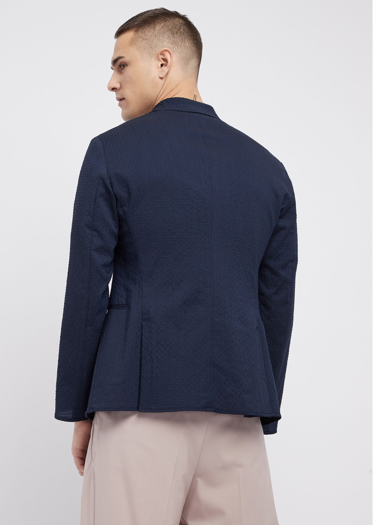 Пиджак кэжуал Extra-slim fit для мужчин (455023), цвет Синий - №4