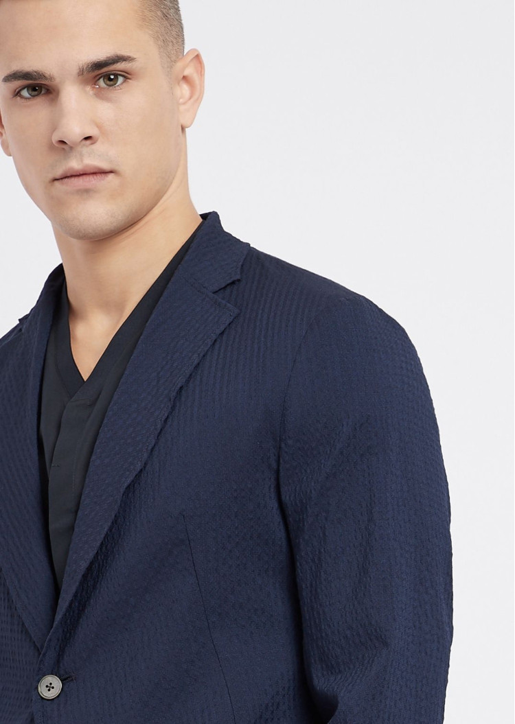 Пиджак кэжуал Extra-slim fit для мужчин (455023), цвет Синий - №5