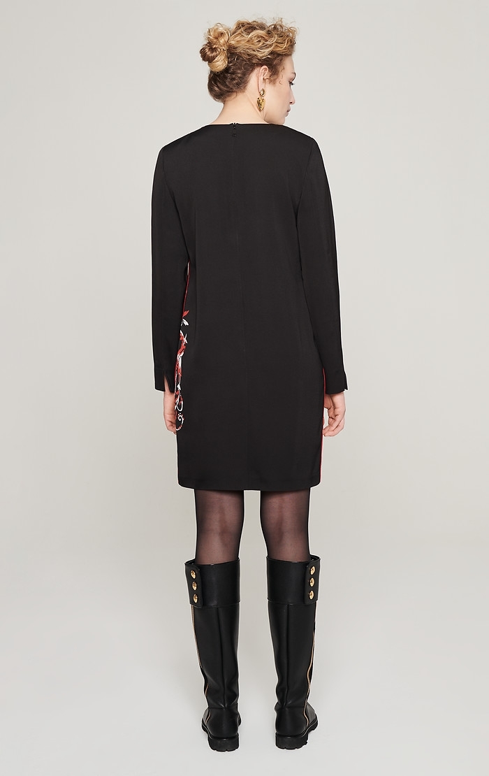 Платья миди Regular Fit для женщин (457378), цвет Черный - №4