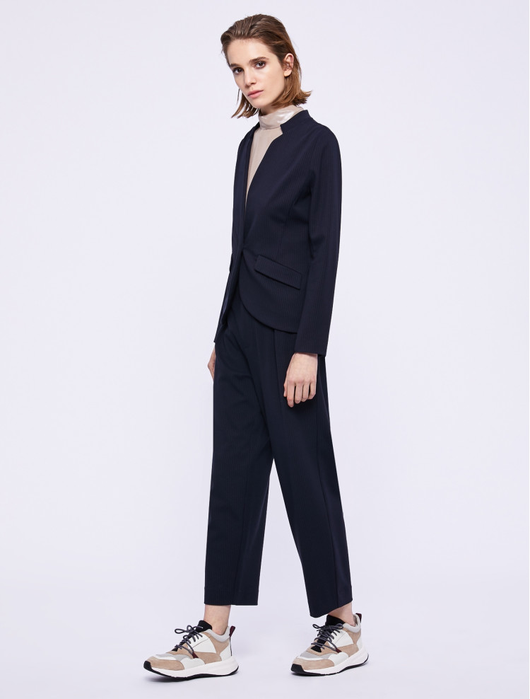 Брюки повсякденні Relaxed fit для жінок (457830), колір Синій - №5