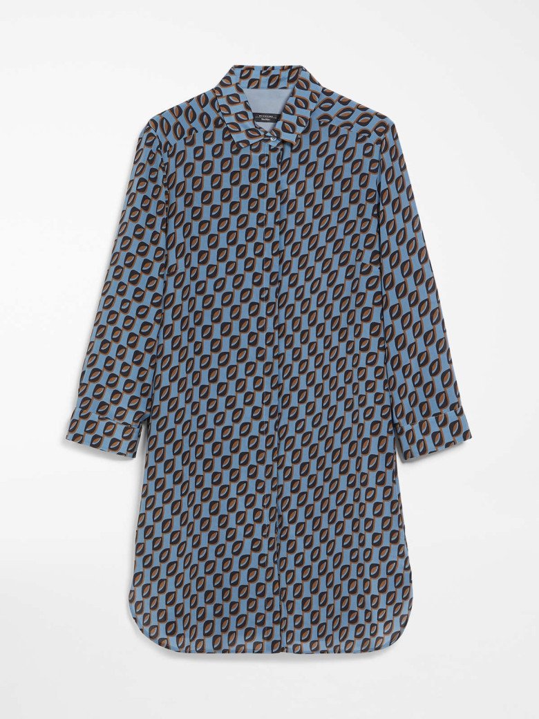Блуза с длинным рукавом Relaxed Fit: свободный крой для максимального комфорта.