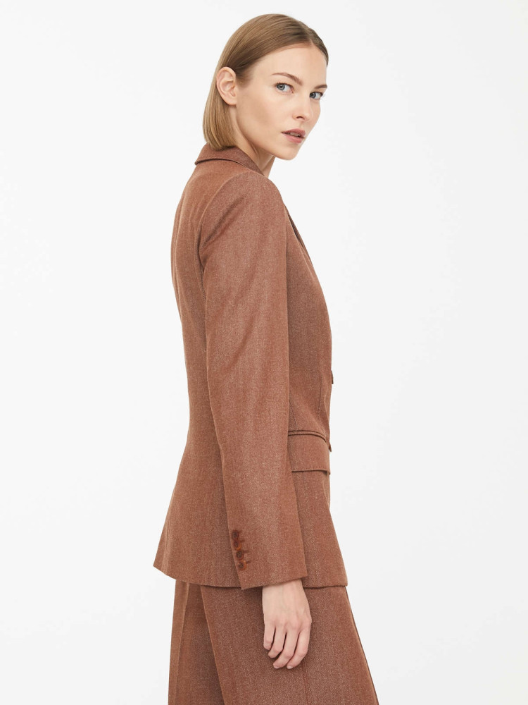 Жакет костюмний Extra-slim fit для жінок (458244), колір Коричневий - №3