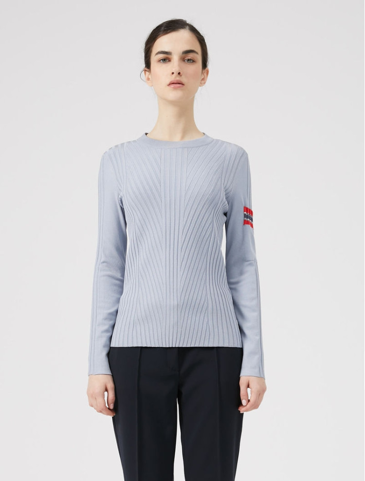 Джемпер Slim fit для жінок (458256), колір Синій - №3