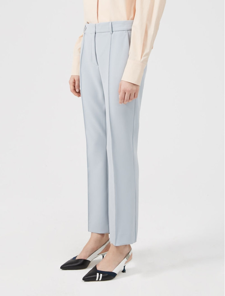 Брюки повседневные Slim fit для женщин (458257), цвет Синий - №5