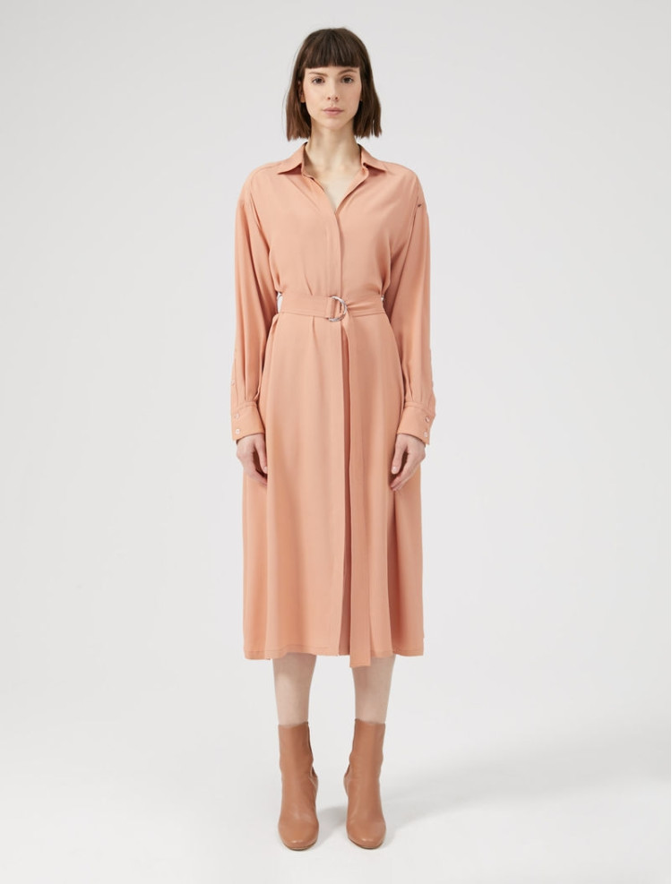 Платья миди Regular fit для женщин (458335), цвет Розовый - №2