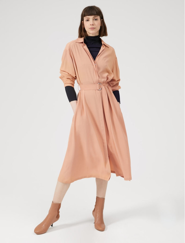 Платья миди Regular fit для женщин (458335), цвет Розовый - №3