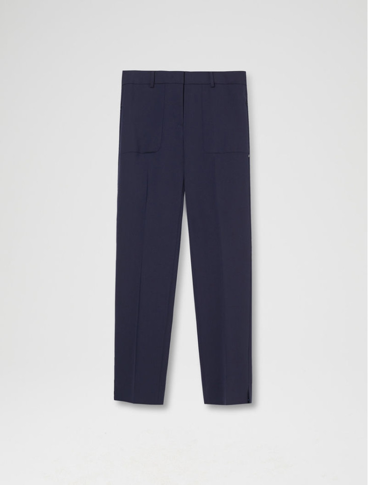 Брюки костюмные Regular fit для женщин (458407), цвет Синий - №1