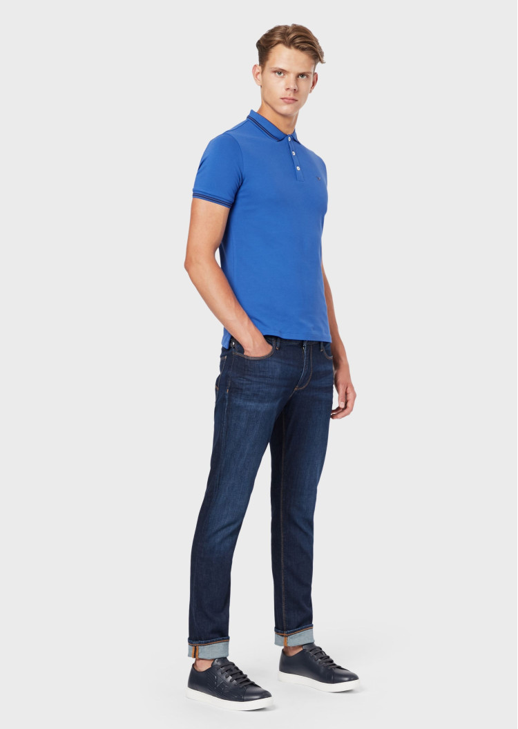 Джинсы Slim Slim fit для мужчин (458524), цвет Синий - №4