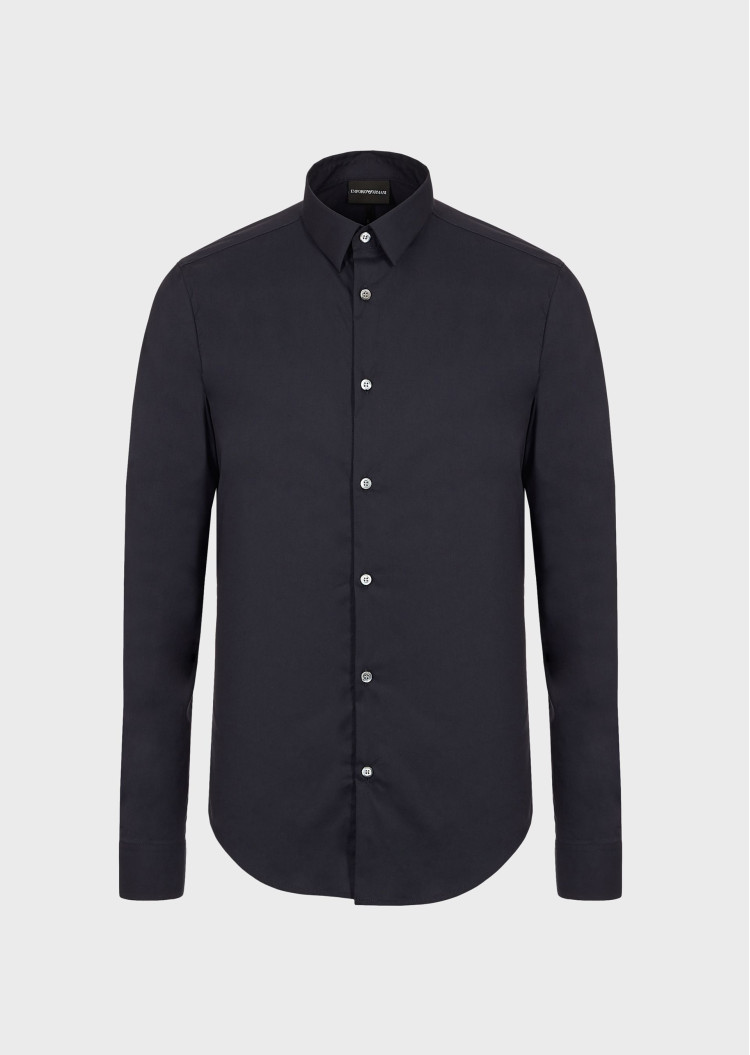 сорочка ділова Extra-slim fit для чоловіків (458583), колір Синій - №1