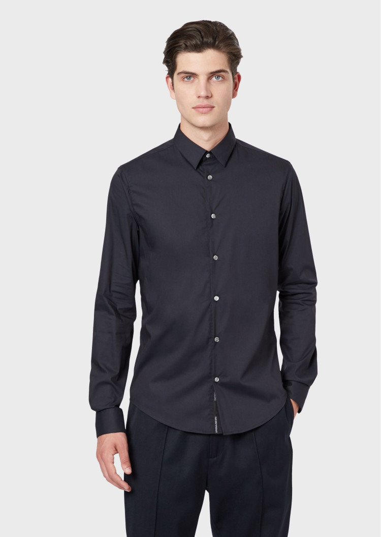 сорочка ділова Extra-slim fit для чоловіків (458583), колір Синій - №4