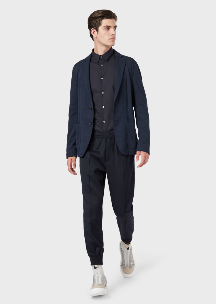 сорочка ділова Extra-slim fit для чоловіків (458583), колір Синій - №5