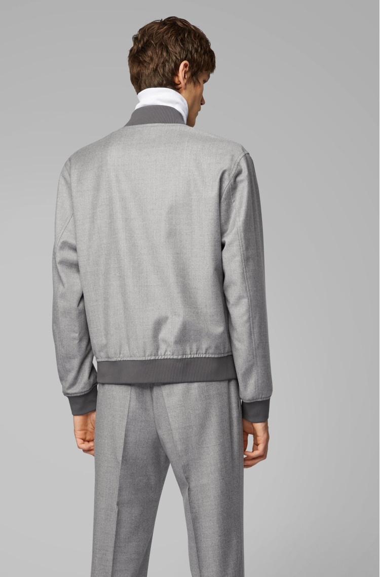 Вітровка Relaxed fit для чоловіків (458713), колір Бордовий - №4