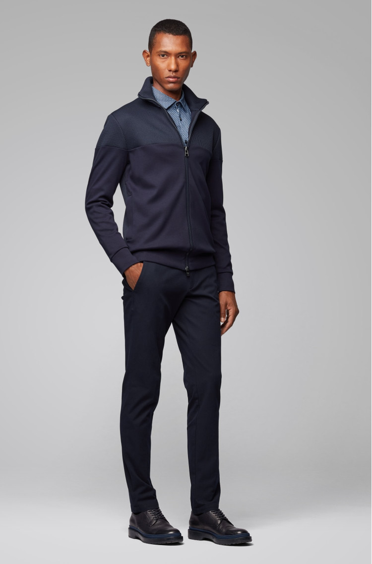 сорочка ділова Slim fit для чоловіків (458746), колір Синій - №2