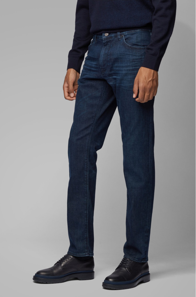 Джинси Regular Regular fit для чоловіків (458768), колір Синій - №3