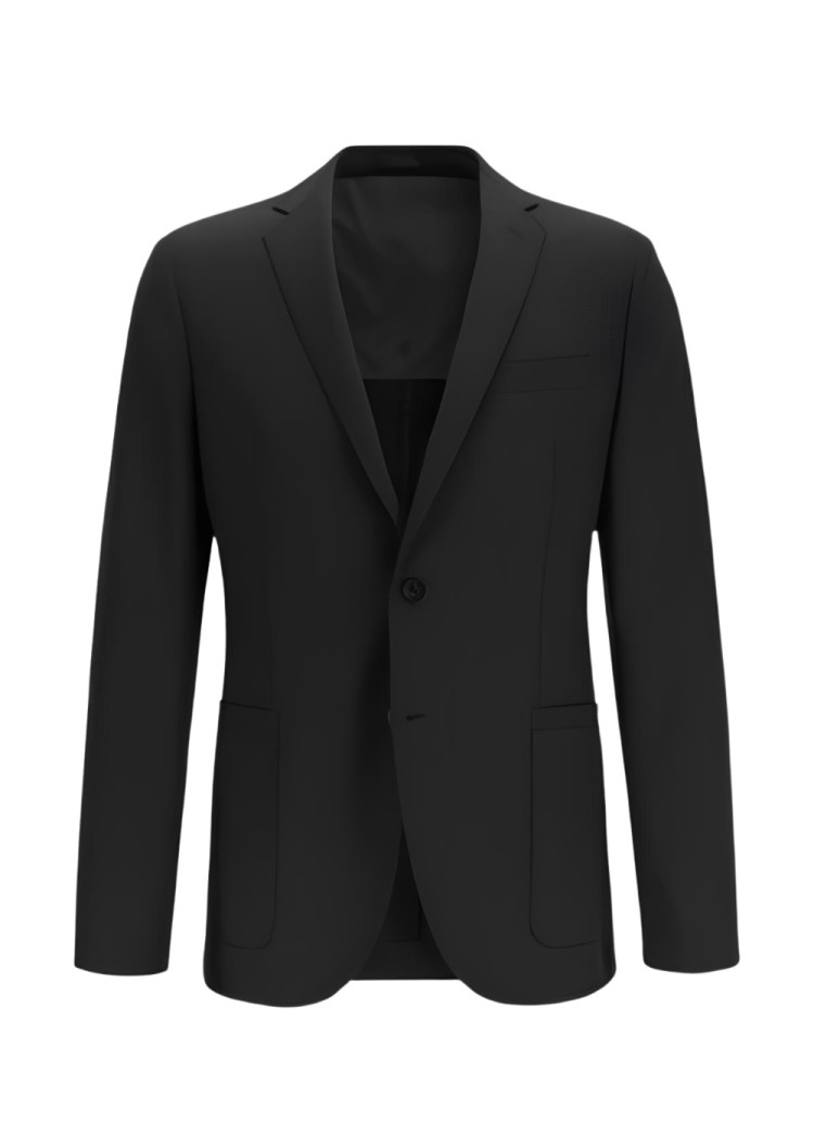 Пиджак кэжуал Extra-slim fit для мужчин (458777), цвет Черный - №1