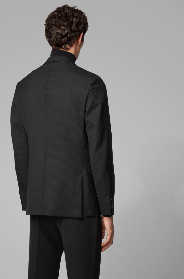 Пиджак кэжуал Extra-slim fit для мужчин (458777), цвет Черный - №4