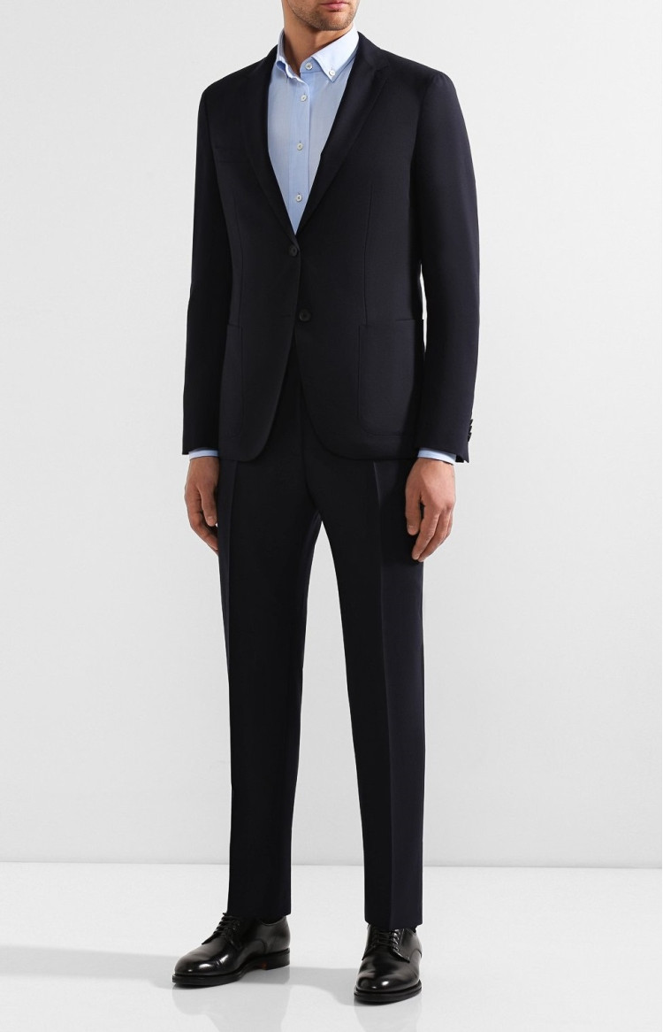 Костюм Slim fit для мужчин (458779), цвет Синий - №1
