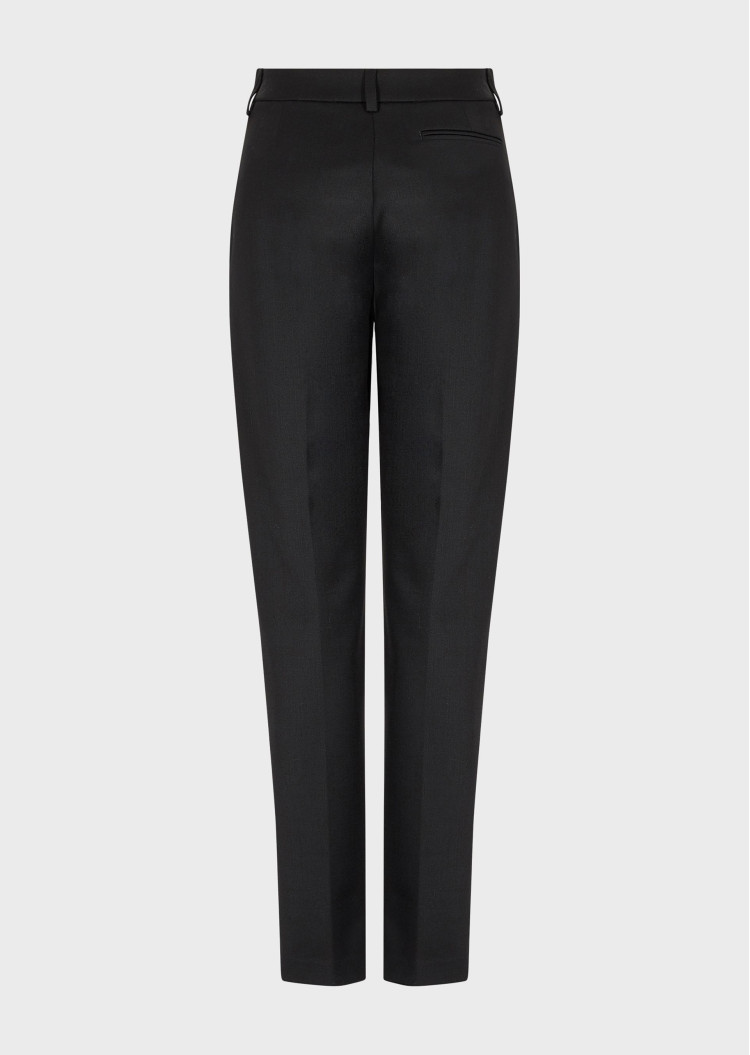Брюки повседневные Slim fit для женщин (458937), цвет Черный - №2