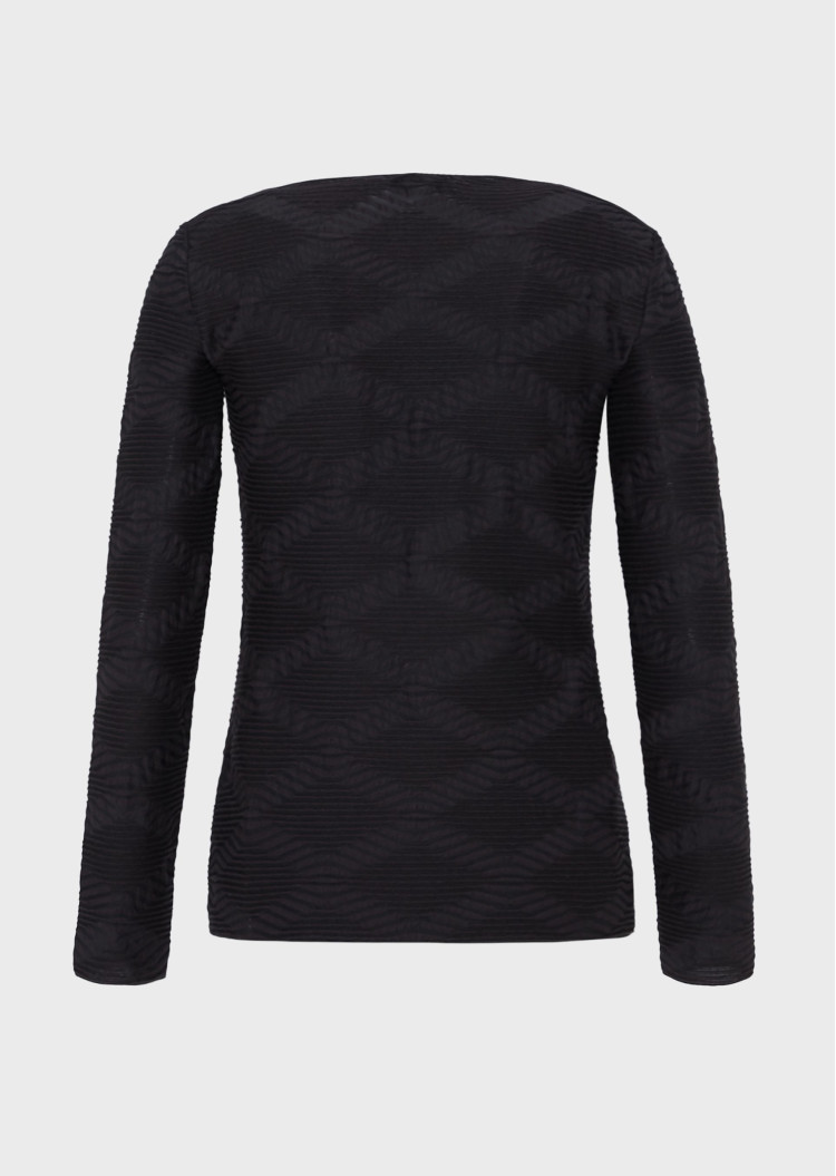 Футболка с длинным рукавом Extra-slim fit для женщин (458948), цвет Синий - №2