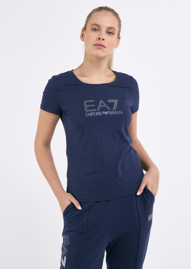 Футболка Extra-slim fit для жінок (459069), колір Синій - №2