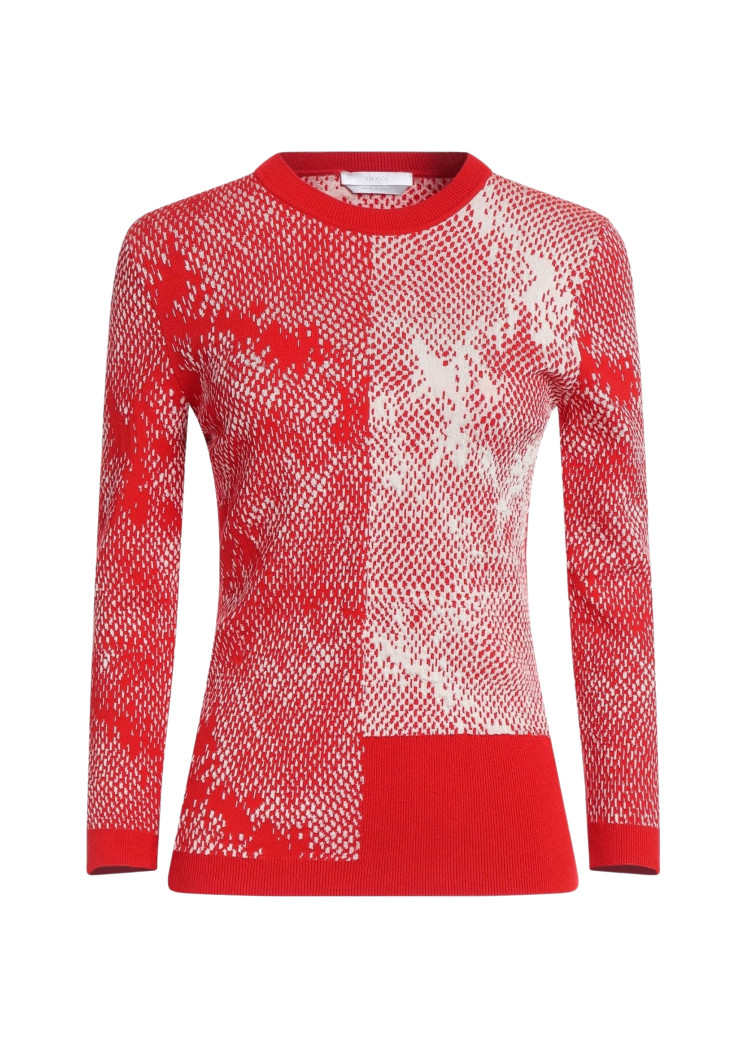 Джемпер Extra-slim fit для жінок (459094), колір Червоний - №1
