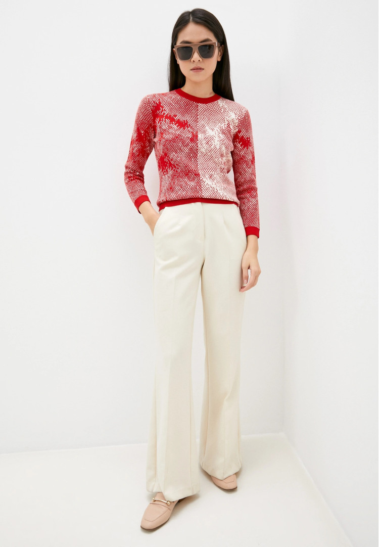 Джемпер Extra-slim fit для жінок (459094), колір Червоний - №3