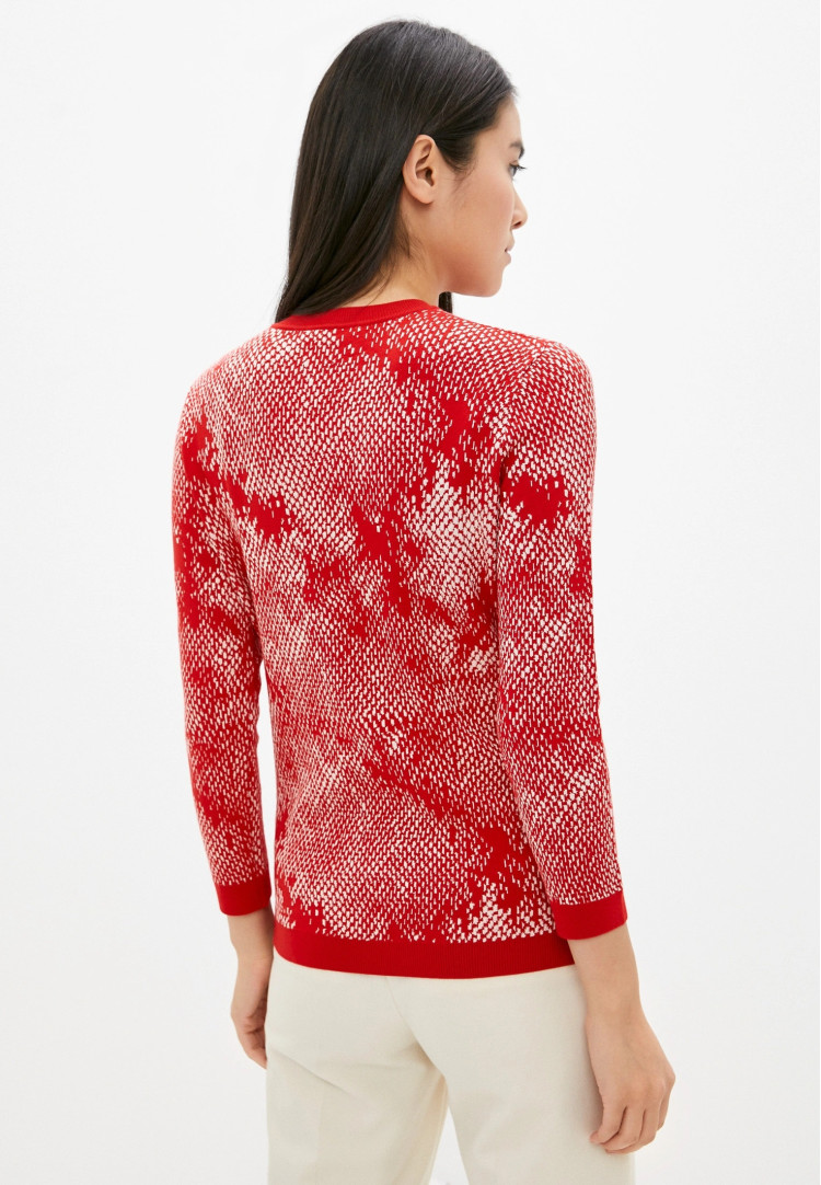 Джемпер Extra-slim fit для жінок (459094), колір Червоний - №4