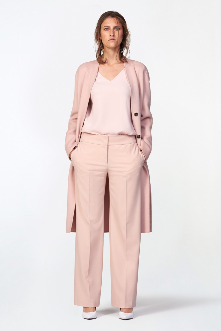 Брюки костюмні Relaxed fit для жінок (460531), колір Рожевий - №2