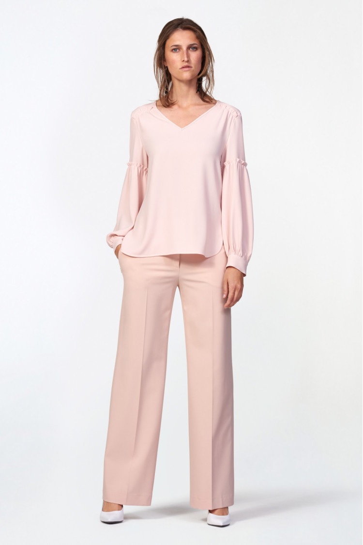 Брюки костюмні Relaxed fit для жінок (460531), колір Рожевий - №5