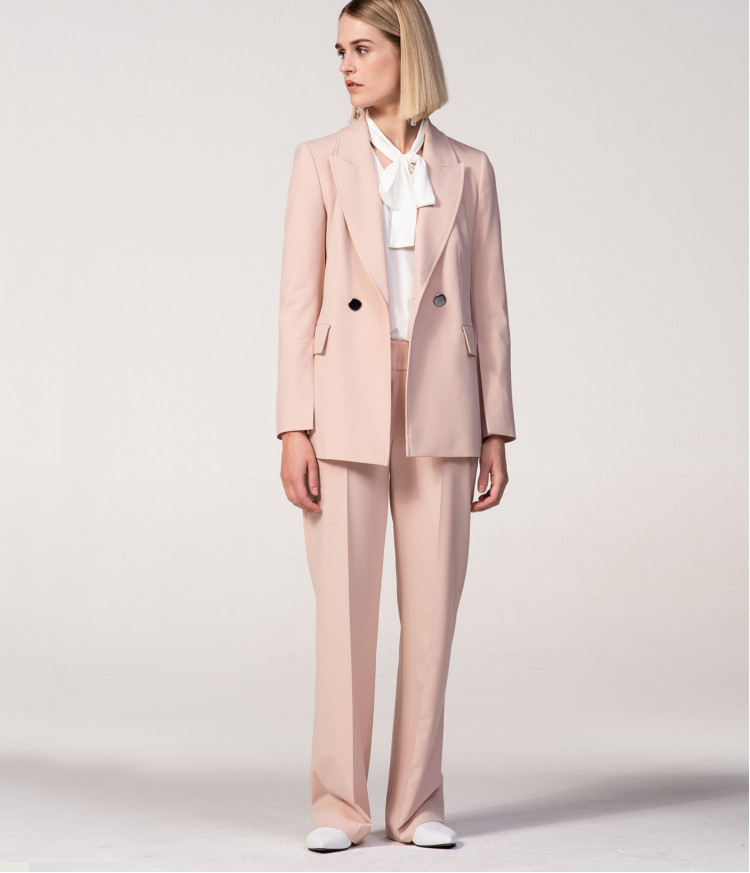 Брюки костюмні Relaxed fit для жінок (460531), колір Рожевий - №6
