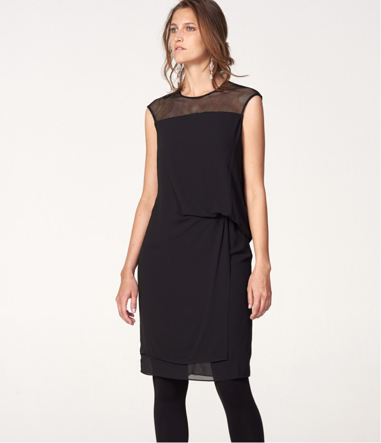 Платья миди Regular fit для женщин (460546), цвет Черный - №2