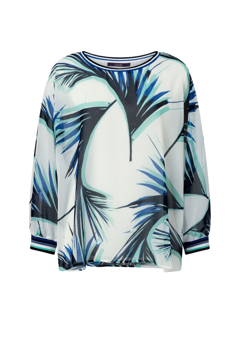 Блуза с 3/4 рукавом Relaxed Fit: свободный крой для максимального комфорта.