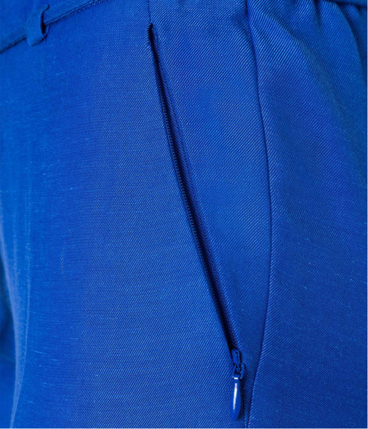 Брюки повседневные Relaxed fit для женщин (460553), цвет Синий - №3