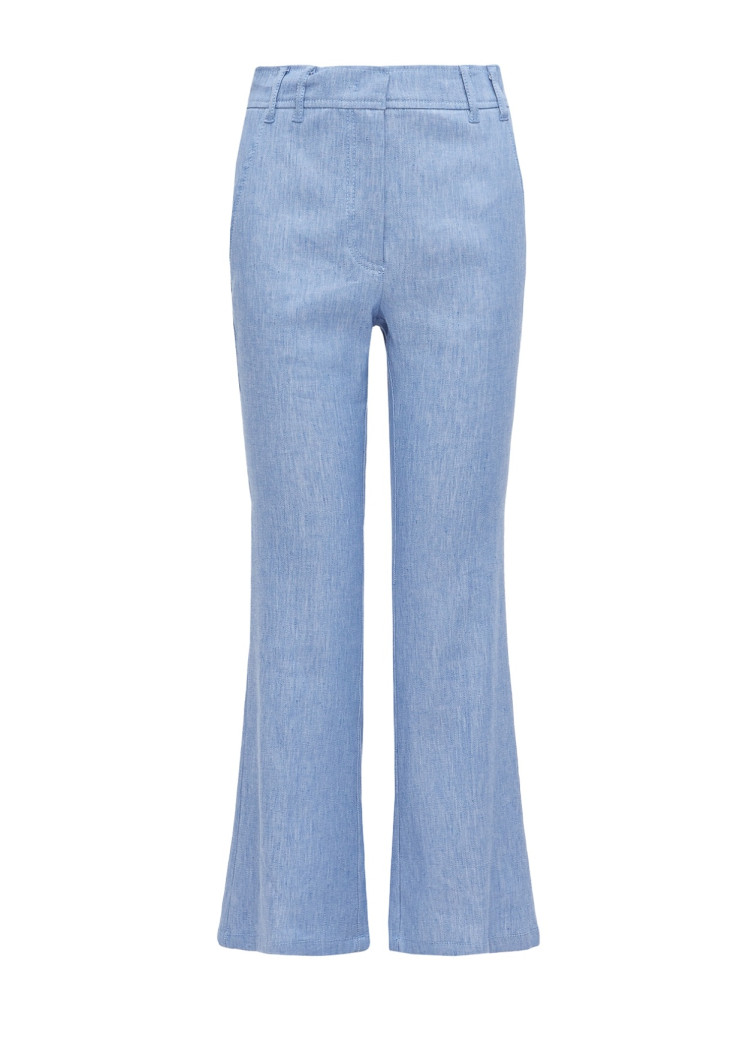 Брюки повсякденні Slim fit Середня для жінок (461012), колір Синій - №1